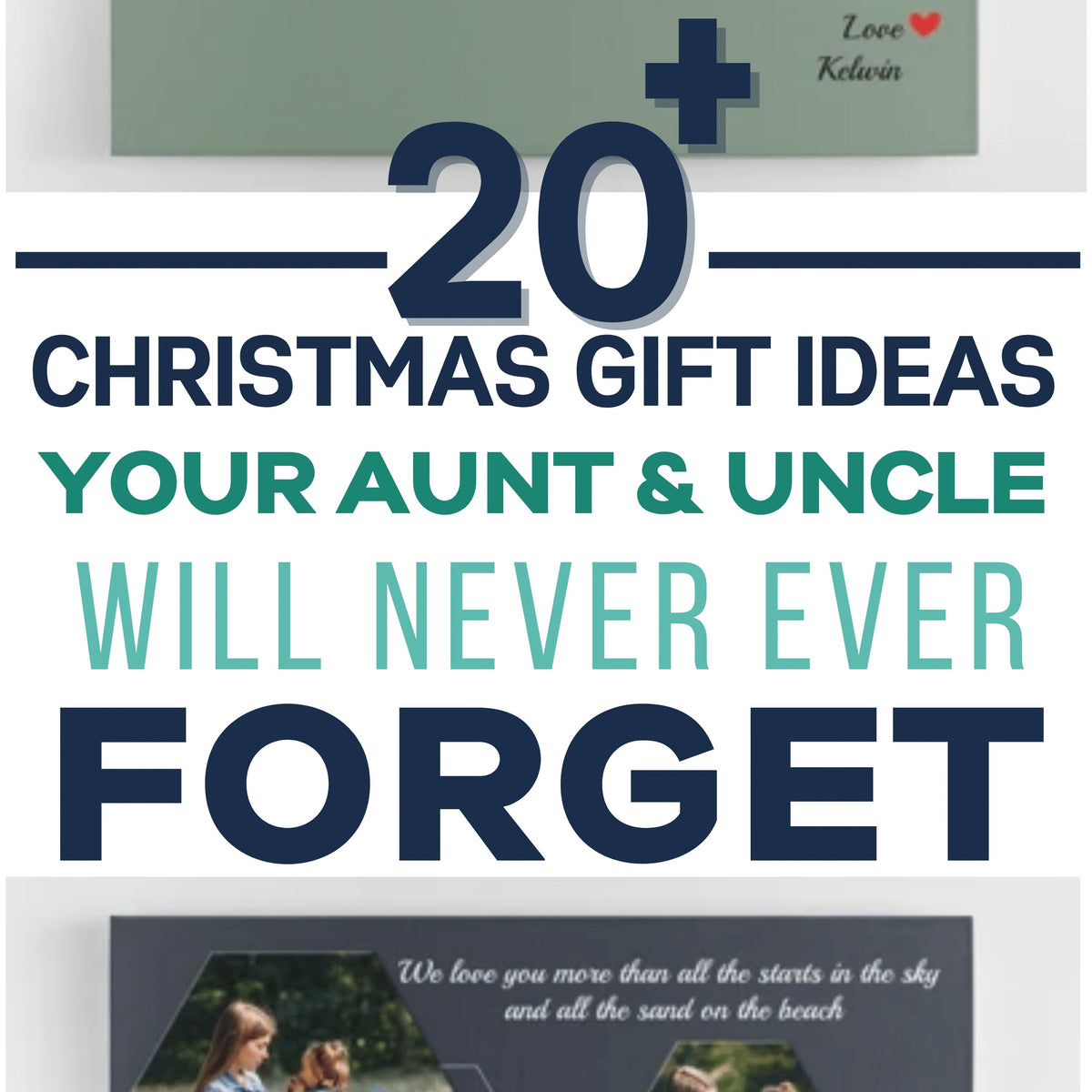 personalized christmas gifts for aunts uncles from kids
