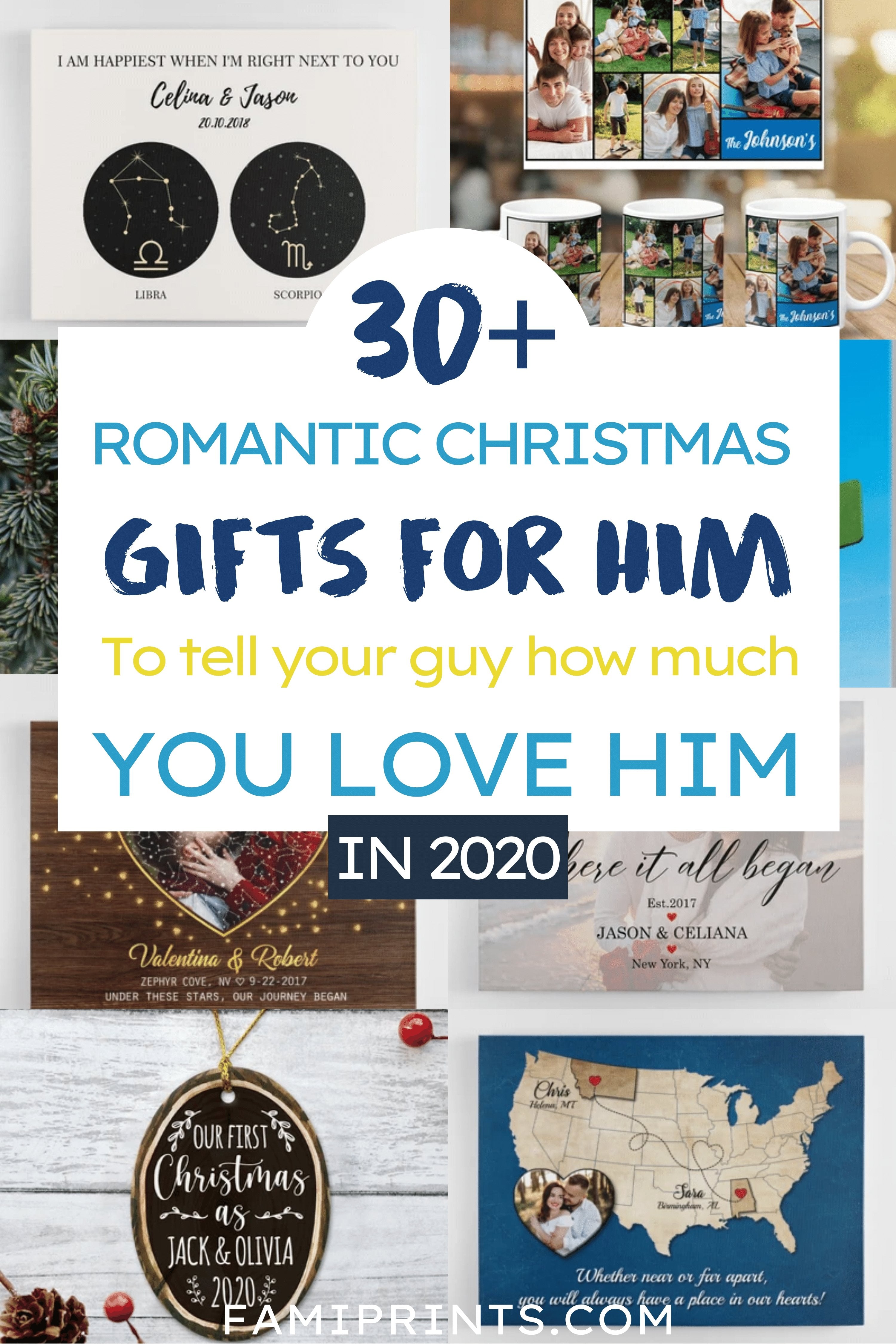 Personalized Christmas Gifts For Him | FamiPrints | Trending Personalized Family Gifts