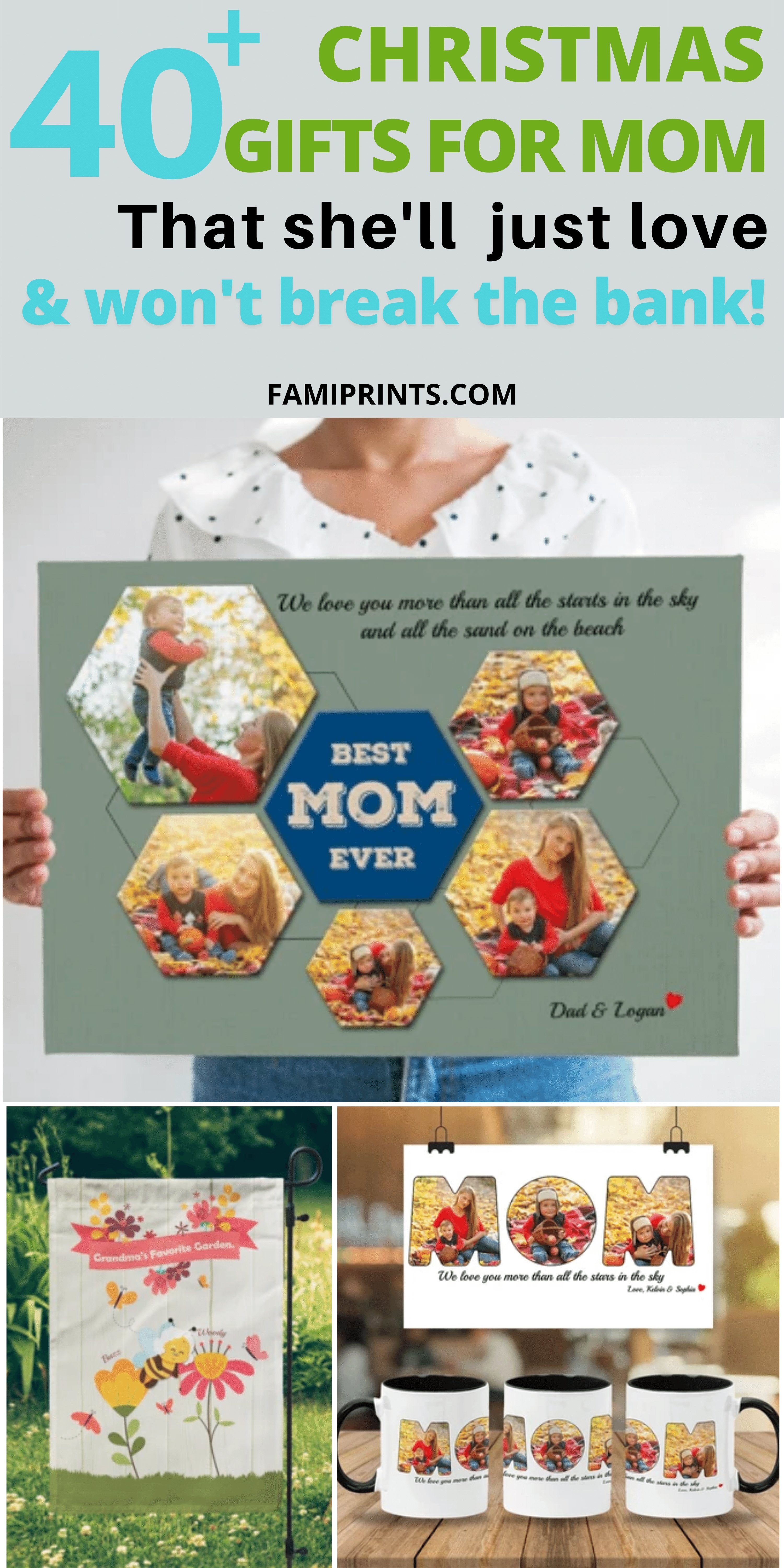 Personalized Christmas Gifts for Mom | FamiPrints | Trending Personalized Family Gifts