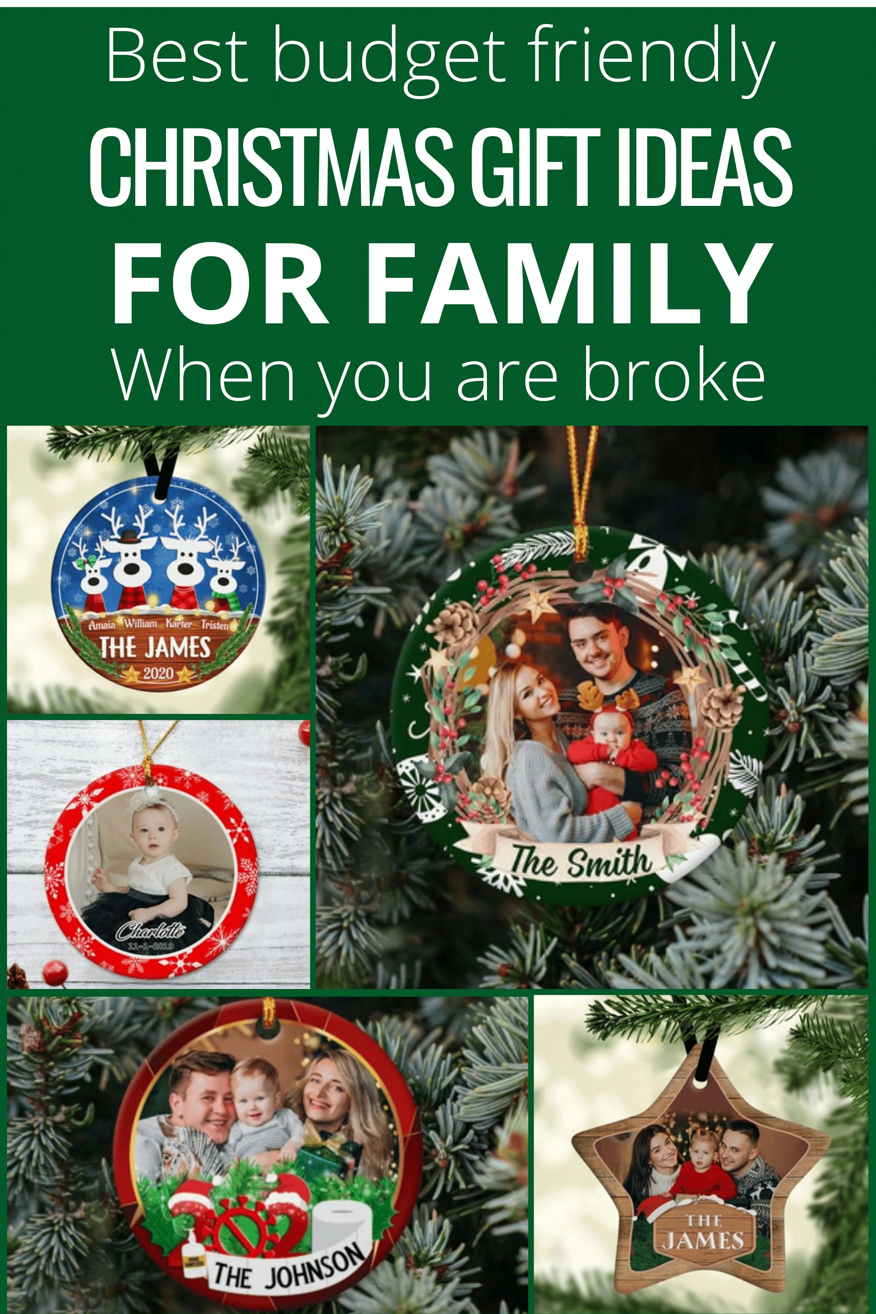 Personalized Family Christmas Ornaments | FamiPrints | Trending Personalized Family Gifts