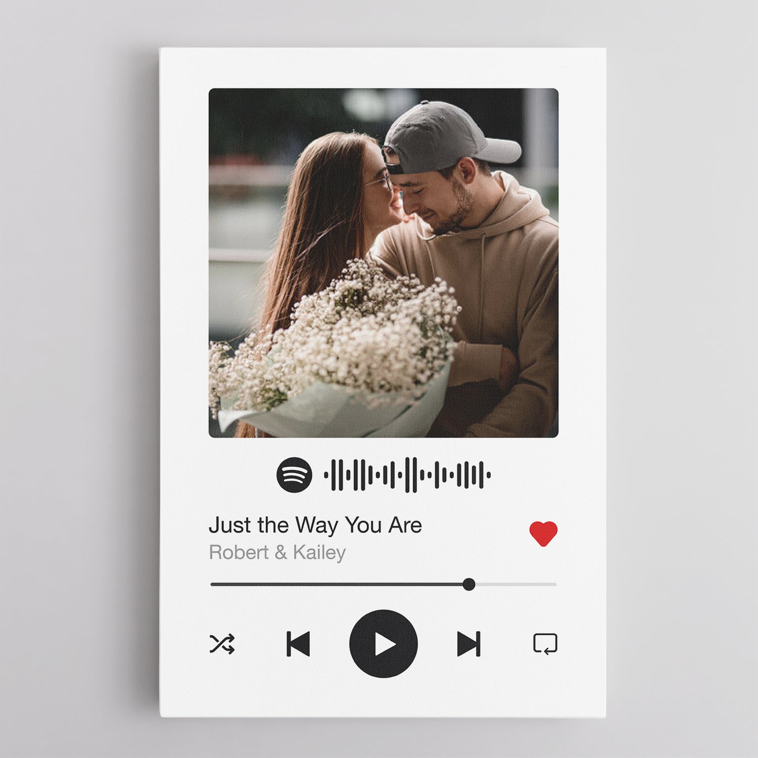 Personalized Spotify Song Code Wall Art Canvas