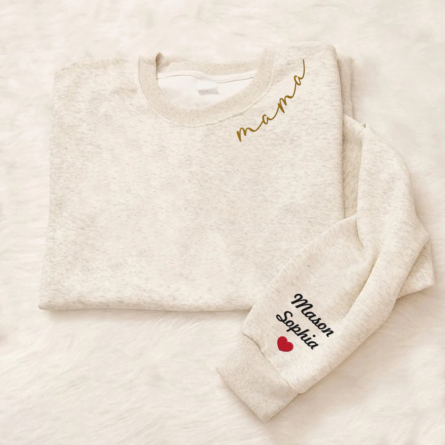 Mama Embroidered Sweatshirt SWE07