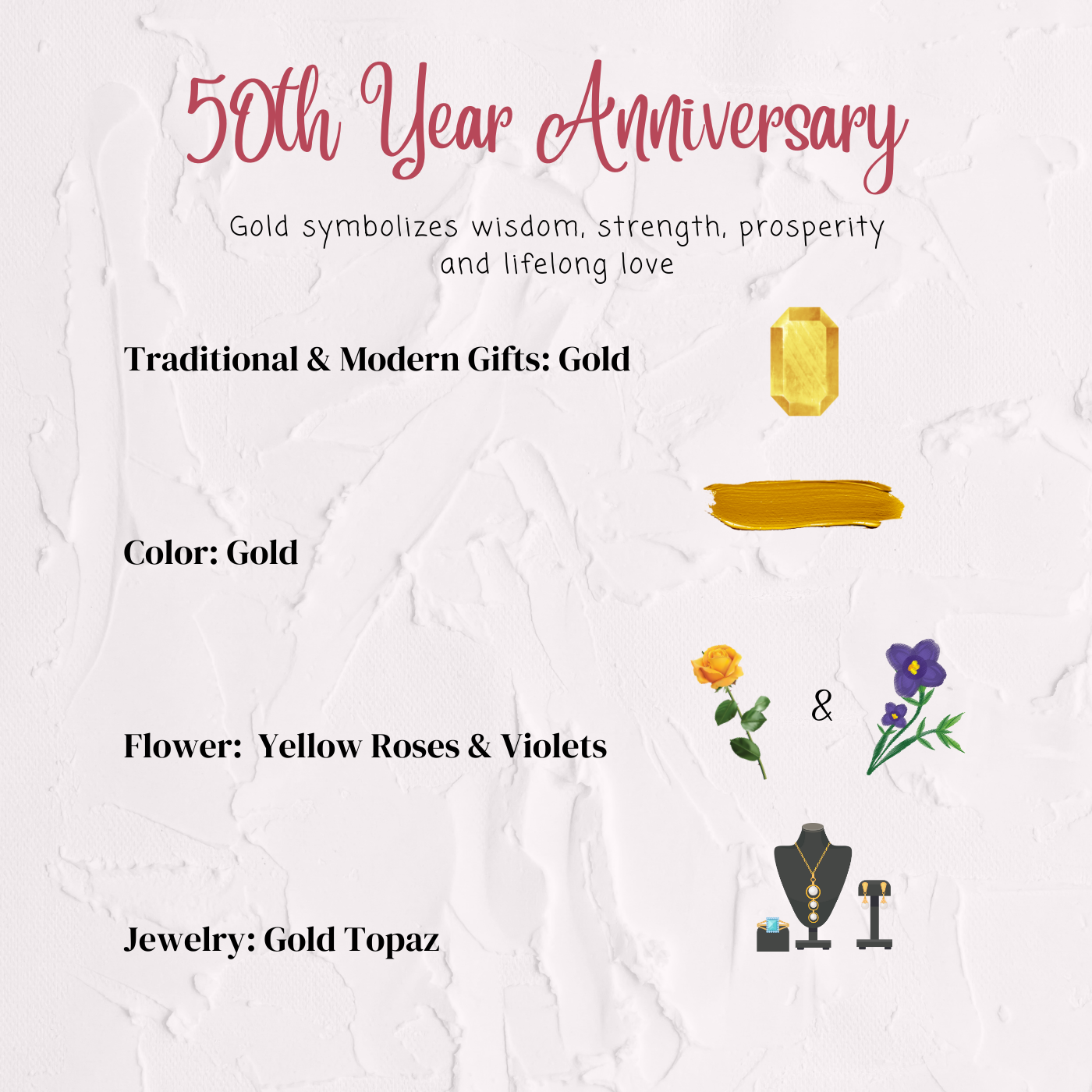 50th Anniversary Gifts for Friends - 60+ Gift Ideas for 2024