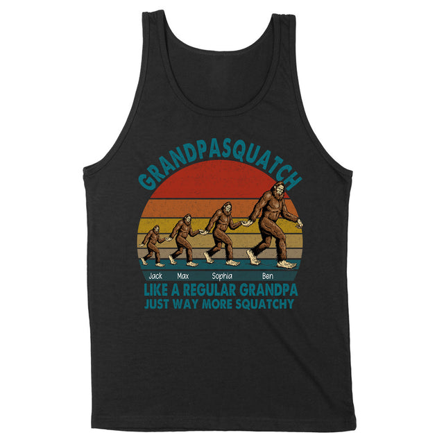 Personalized Grandpa Squatch Shirt