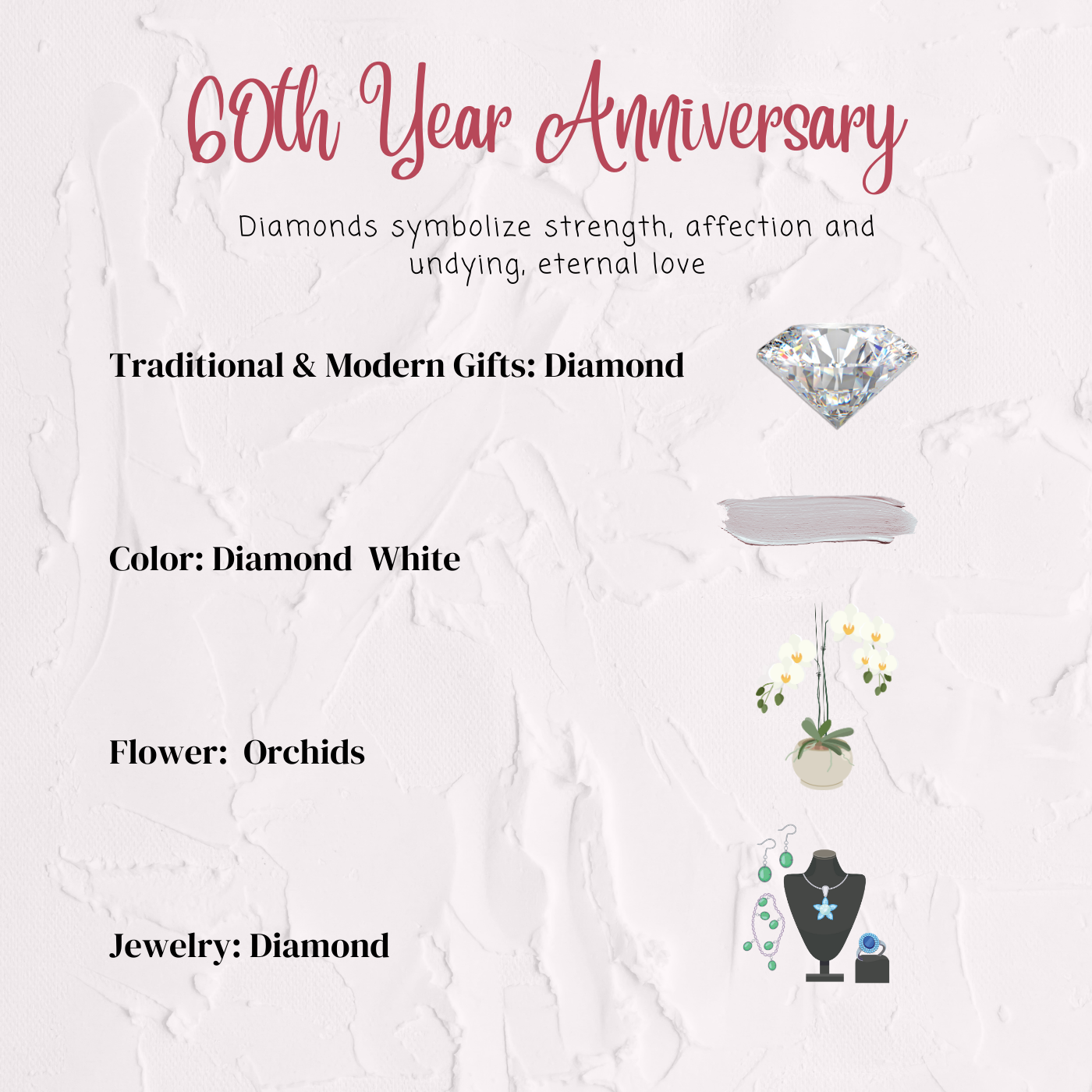 Diamond Wedding Anniversary - Unique Jewellery Ideas for 60 Years