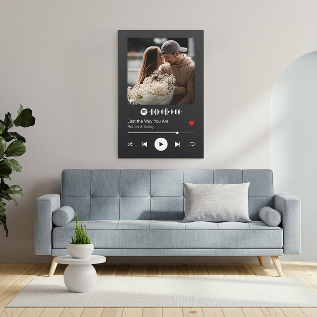 Personalized Spotify Song Code Wall Art Canvas