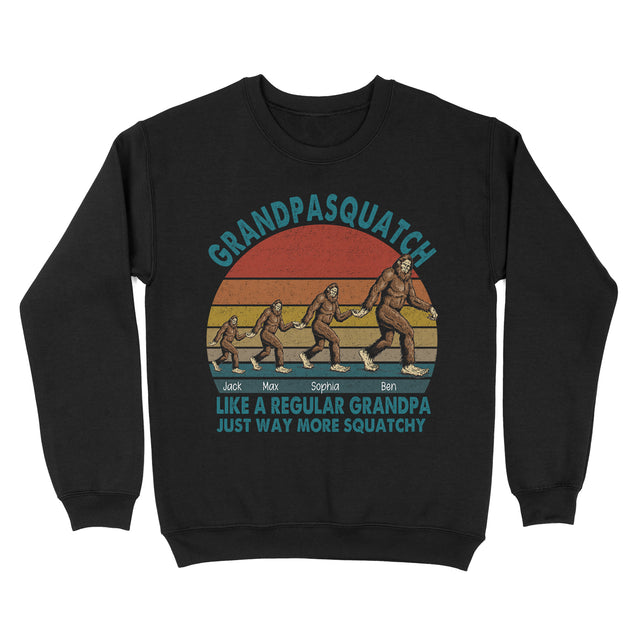 Personalized Grandpa Squatch Shirt