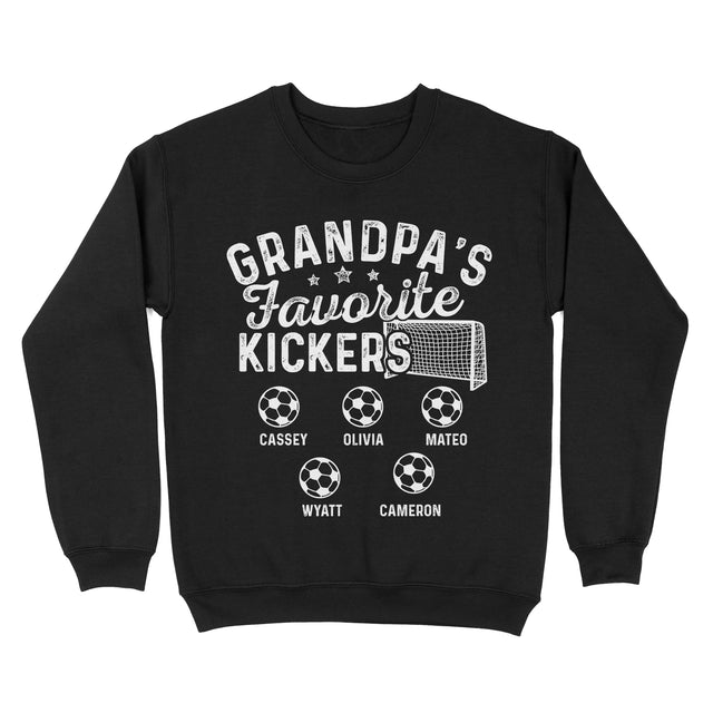 Personalized Grandpa Favorite Kickers Soccer Design Shirt