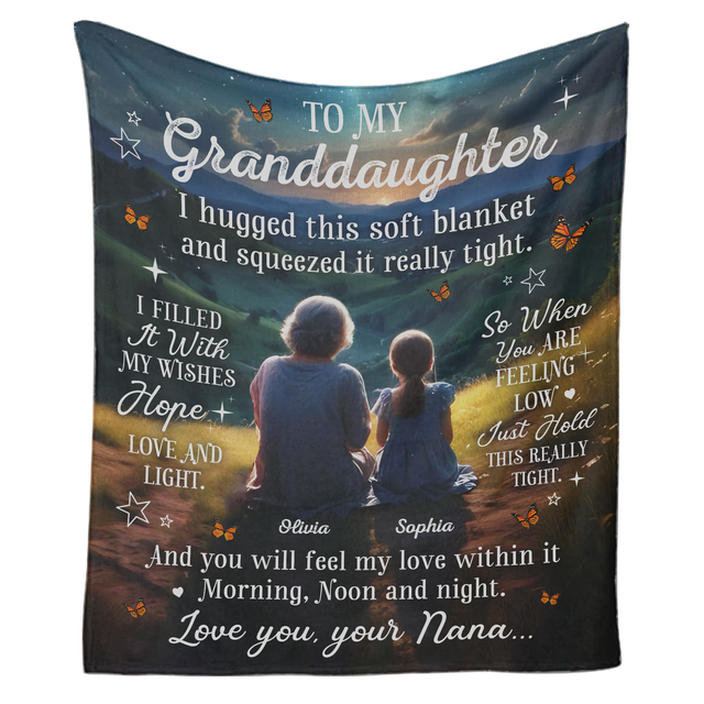 To My Loved One Personalized Blanket – Customizable Name & Photo