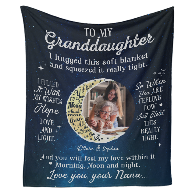 To My Loved One Personalized Blanket – Customizable Name & Photo