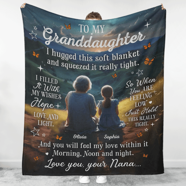 To My Loved One Personalized Blanket – Customizable Name & Photo