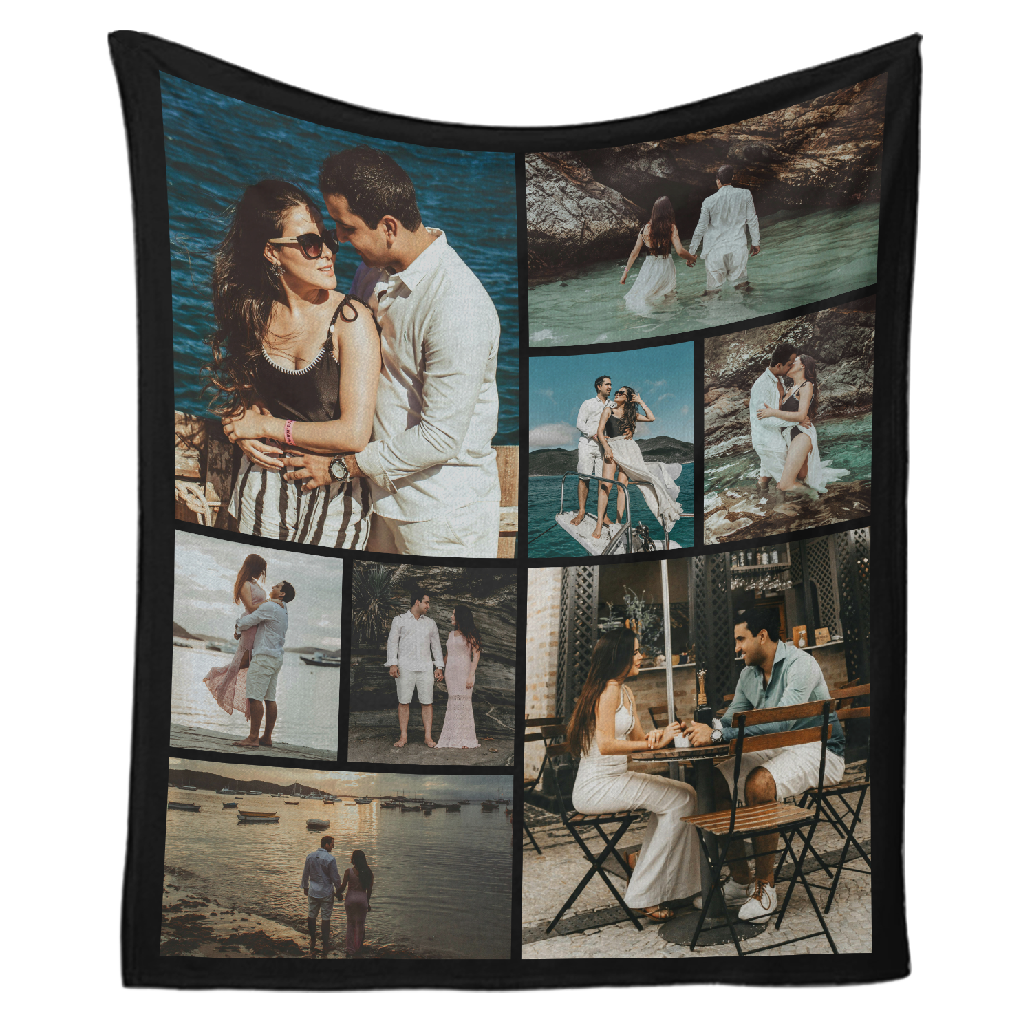 Custom Photo Collage Blanket