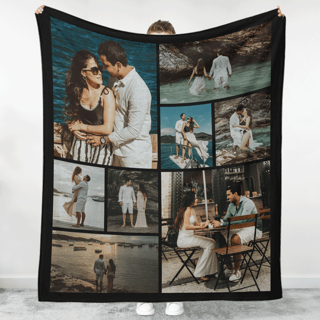 Custom Photo Collage Blanket