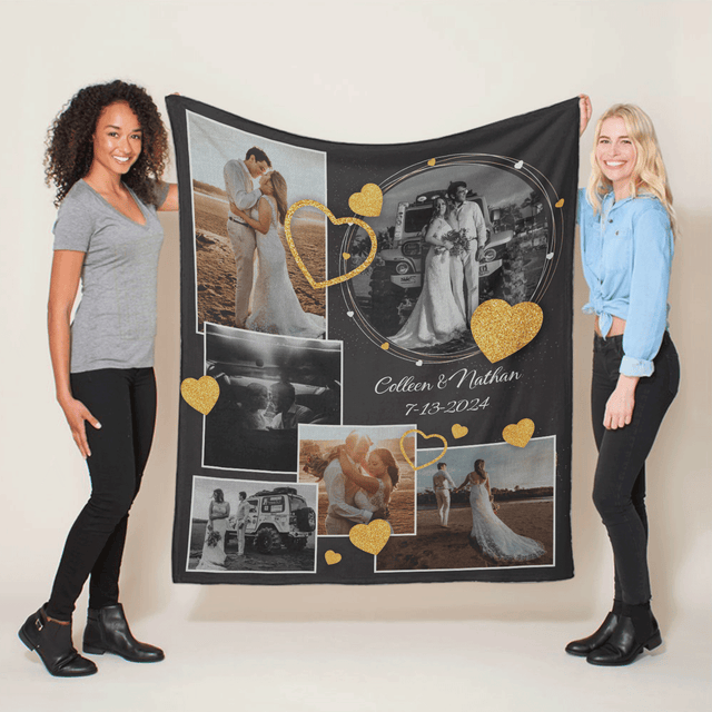 Personalized Family Photo Blanket – Custom Family Keepsake