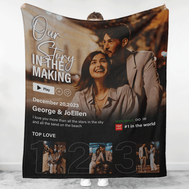 Personalized Netflix Movie Poster Blanket