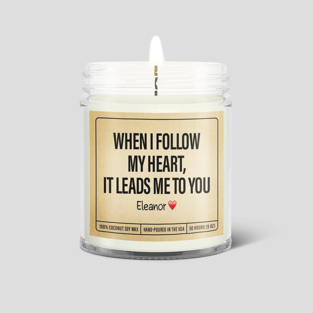 Customized Message Scented Candle – Personalize with Your Text