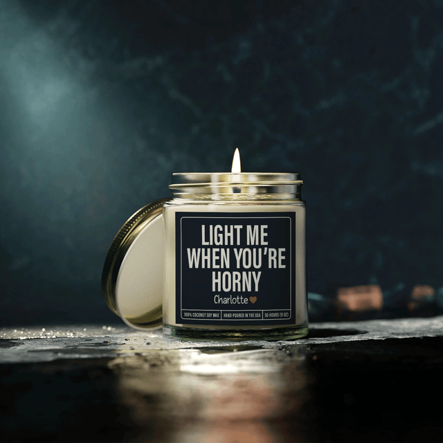 Customized Message Scented Candle – Personalize with Your Text