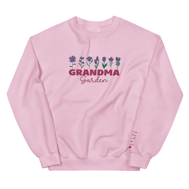 Grandma Garden Embroidered Sweatshirt SWE05