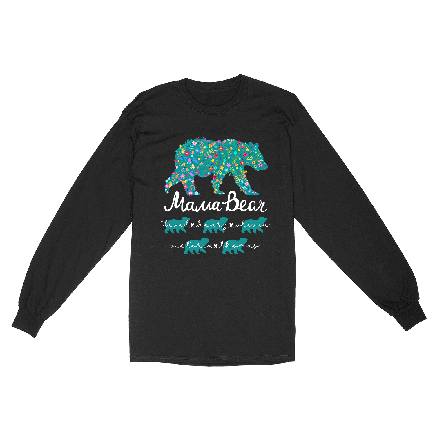 Personalized Mama Bear Custom Name Shirt