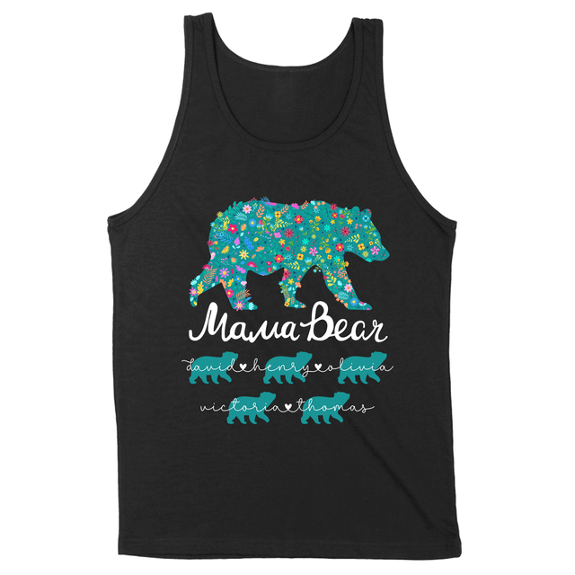 Personalized Mama Bear Custom Name Shirt