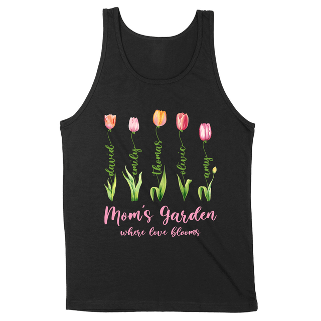 Personalized Mom's Garden Custom Name Shirt