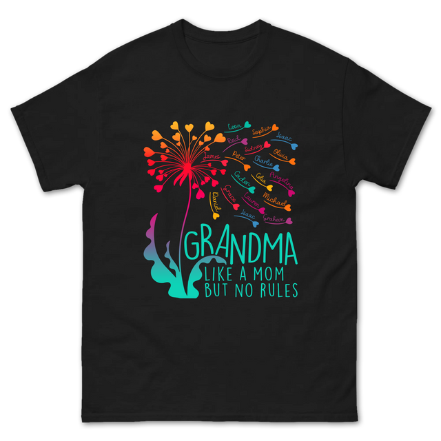 Personalized Grandma Tree With Branches Love Shirt