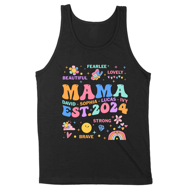 Personalized Mom Adjectives Shirt