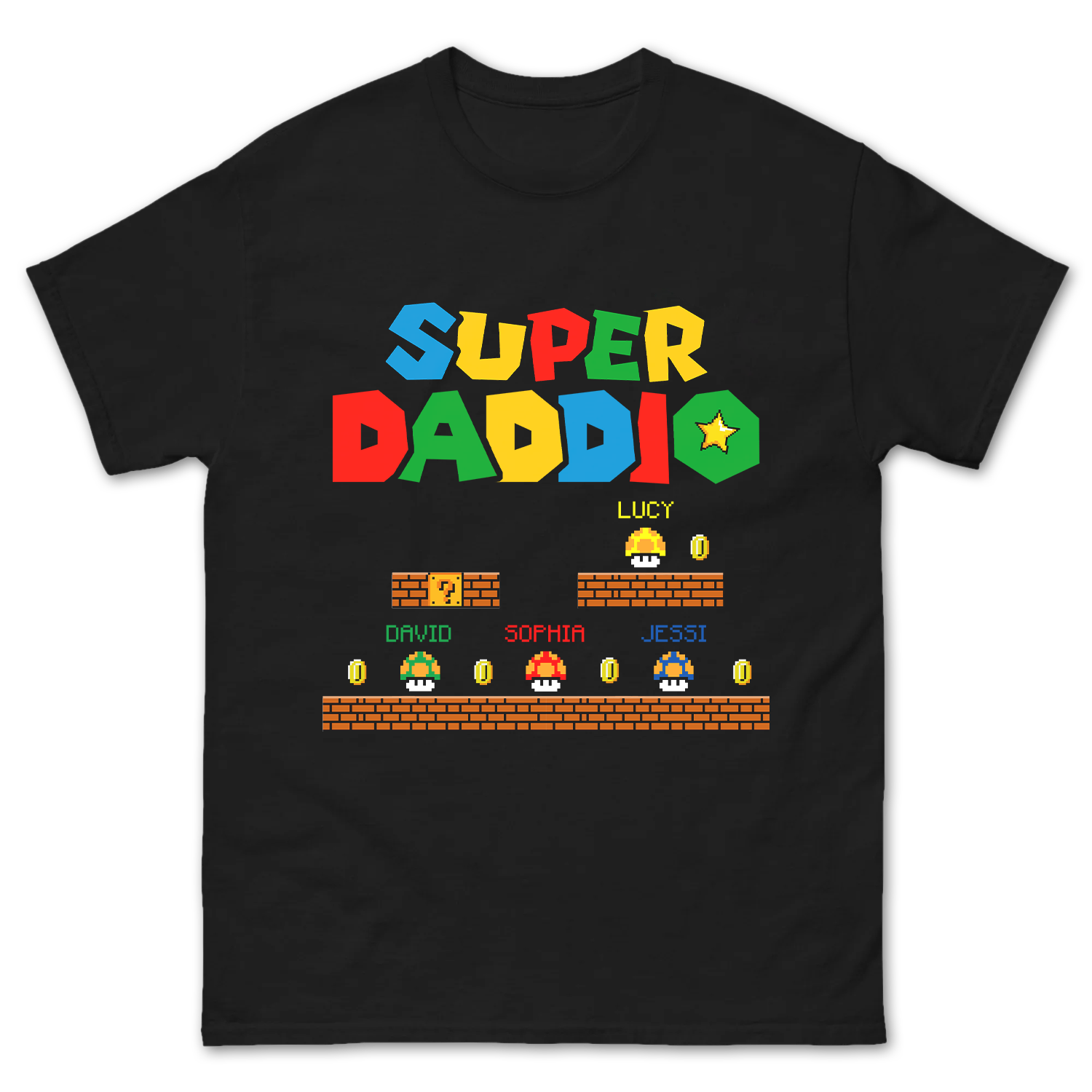 Personalized Super Daddio Shirt