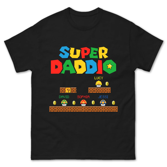 Personalized Super Daddio Shirt