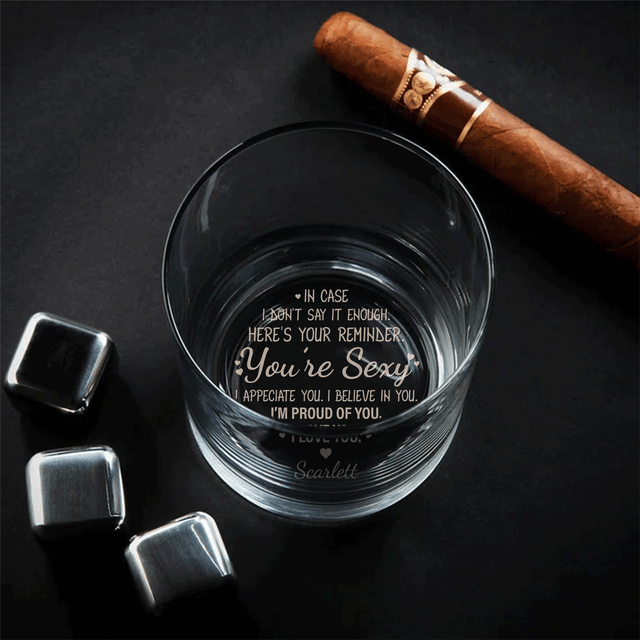 Personalized Engraved Whiskey Glass