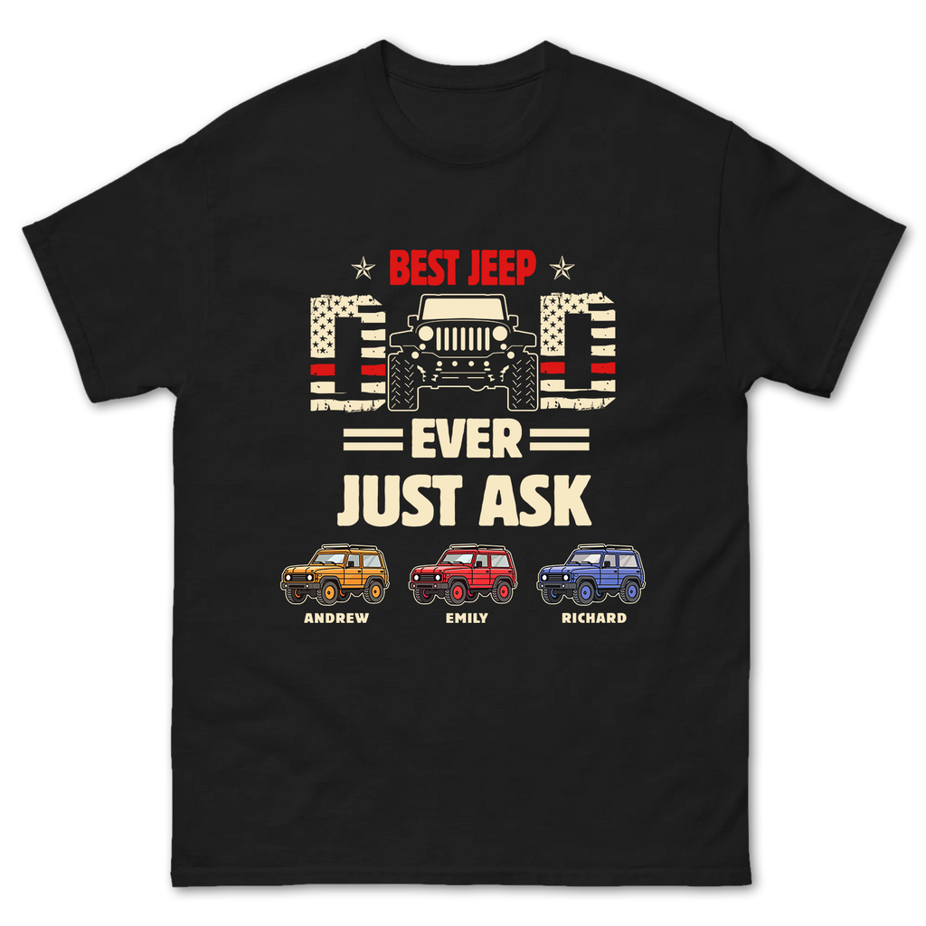 アイドル everyone j.30000 buddies tee shirt ASH M Custom Best Jeep Dad Ever Shirt