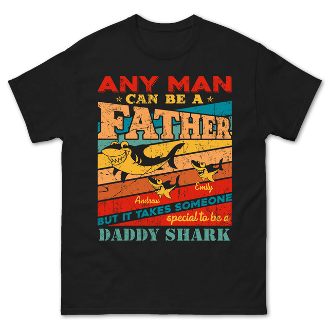 Personalized Daddy Shark Custom Children Names Shirt