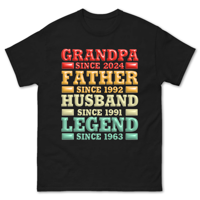 Grandpa Father Husband Legend Shirt