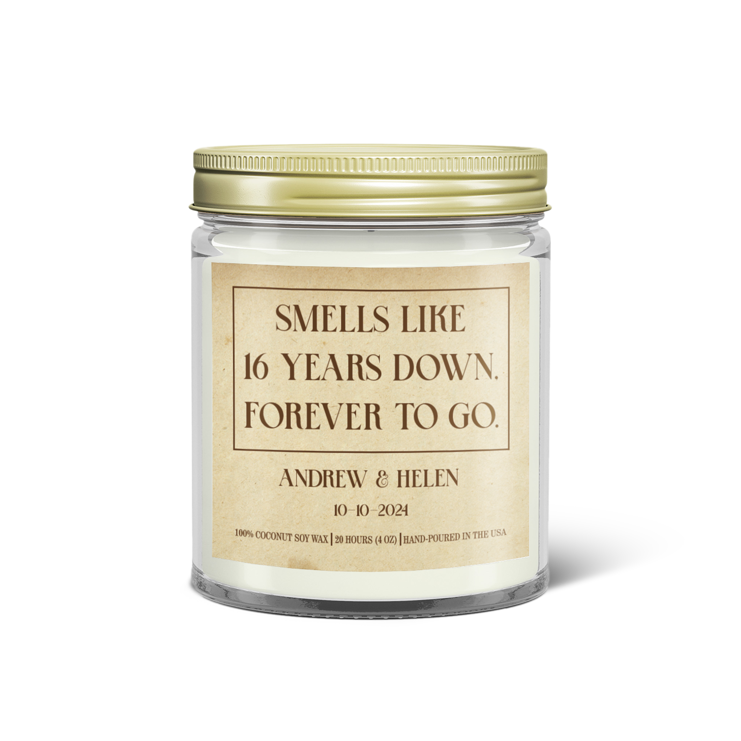 Smells Like Personalized Gift Message Candle