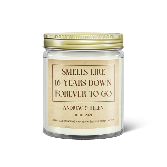 Smells Like Personalized Gift Message Candle