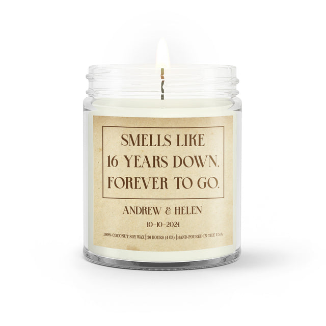 Smells Like Personalized Gift Message Candle