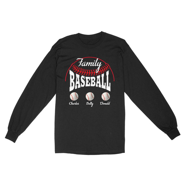 Family Baseball Shirt Custom Name