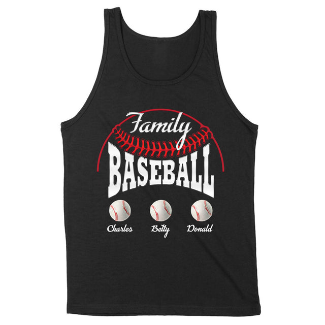 Family Baseball Shirt Custom Name