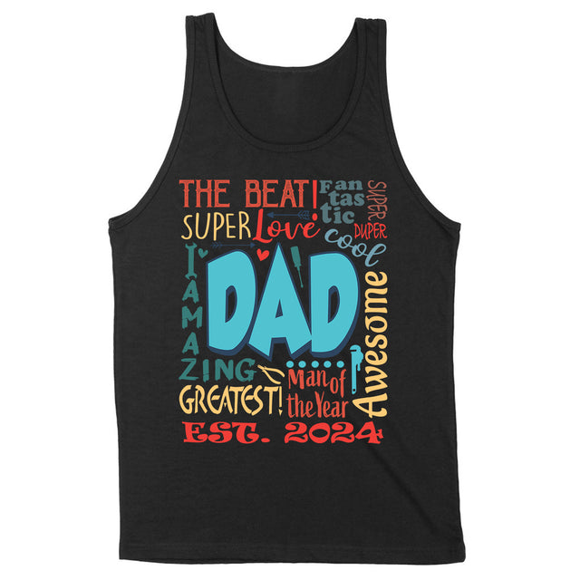 Personalized Dad Adjectives Custom Shirt