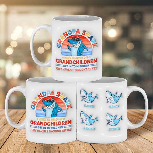 Grandshark Custom 3D Inflated Effect Printed Mug