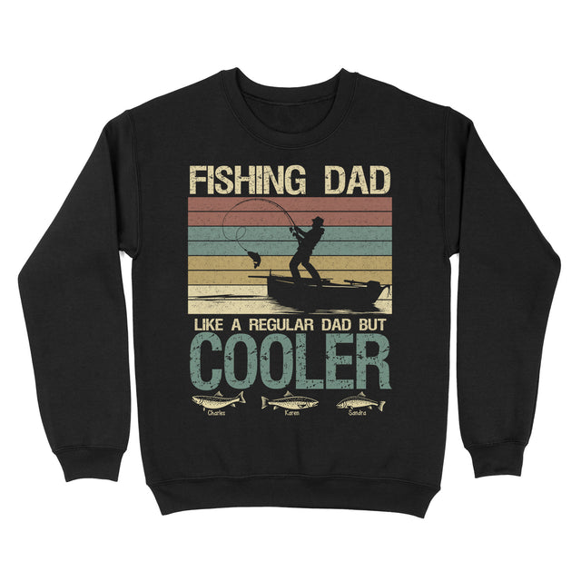Personalized Fishing Dad Custom Children Name Shirt