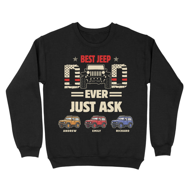 Custom Best Jeep Dad Ever Shirt