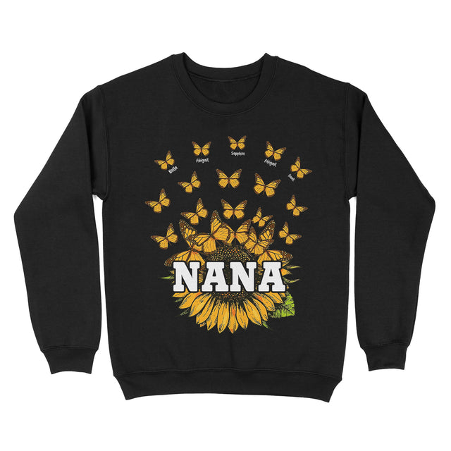 Nana Sunflower Butterfly Design Shirt