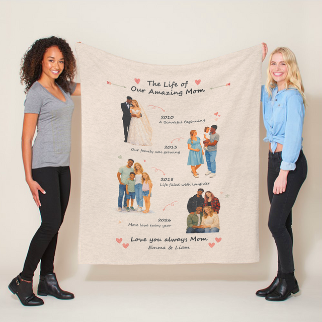 The Story of Our Family Blanket, Mother’s Day Gift for Mom
