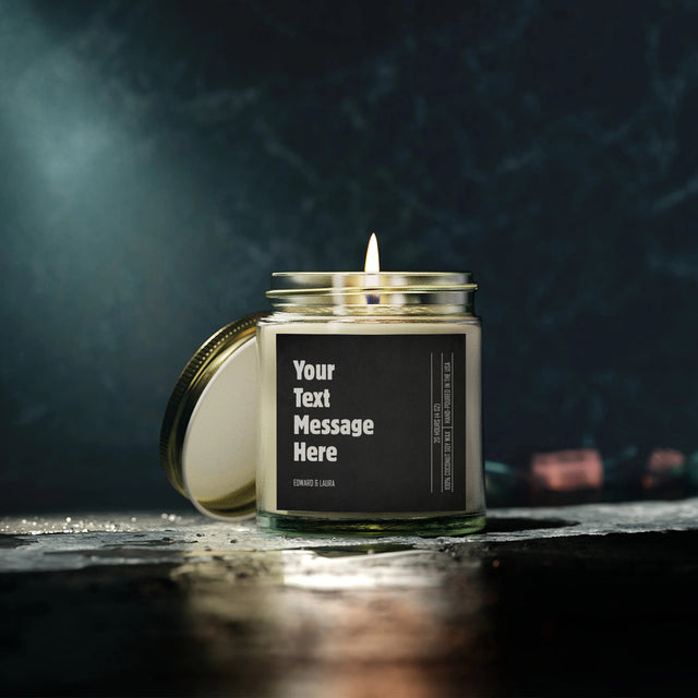 Custom Message Candle – Personalized Gift with Your Text