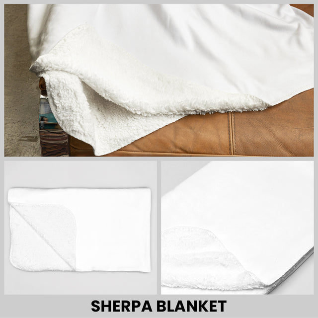 Personalized Wedding Blanket – Custom Photo, Names & Date