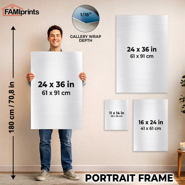 Personalized Photo Collage & Song Lyrics Metal Print