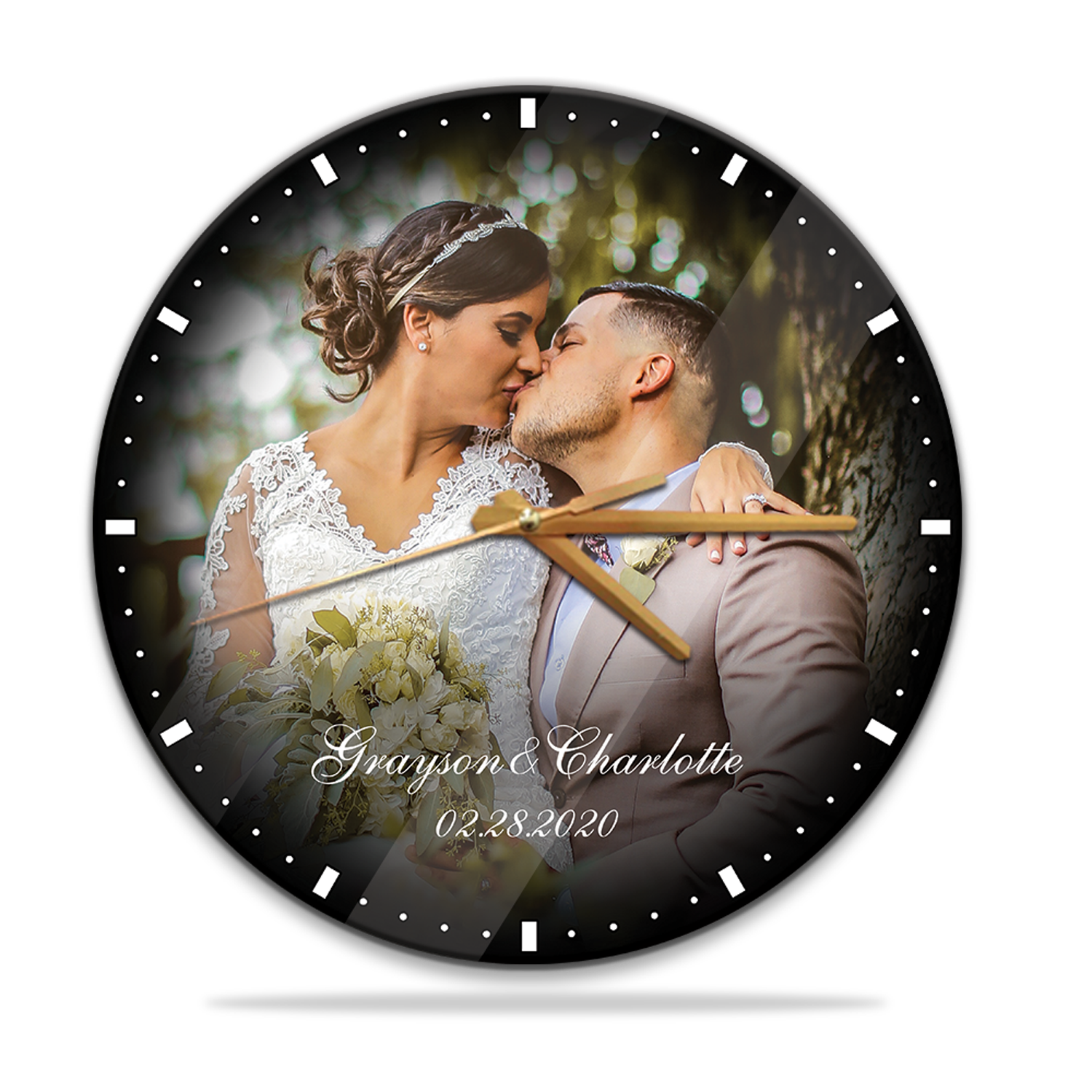 Custom Photo, Anniversary Gift, Wall Clock