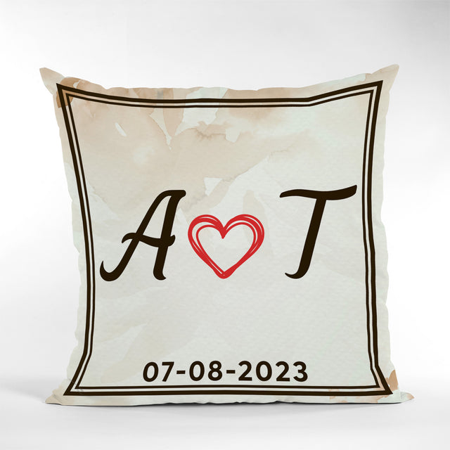 Custom Name & Date Pillow