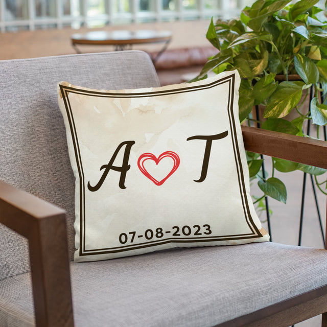 Custom Name & Date Pillow